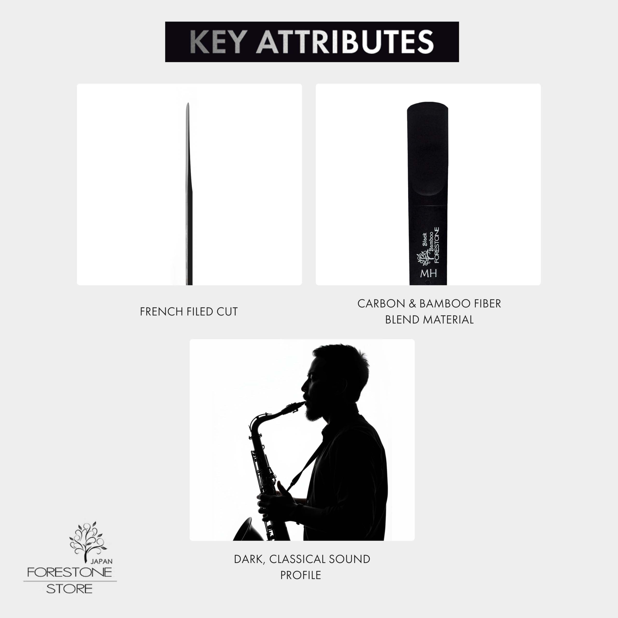 Amazon | Forestone Black Bamboo Alto MH (フォレストーン ブラック